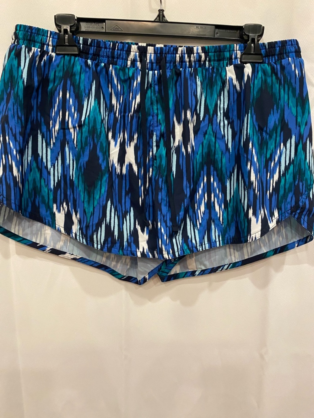 Old Navy Blue & Teal Ikat Athletic Shorts